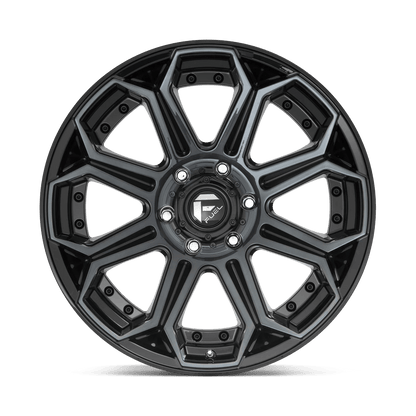 FUEL D704 SIEGE 18x9 5x127 1 GLOSS MACHINED DOUBLE DARK TINT