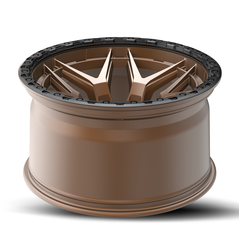 VORTEK VRT-603 18.0x9.0 6x135/6x139.7 Matte Bronze Black Bead Ring