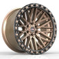 VORTEK VRT-608 20.0x10.0 6x135/6x139.7 Matte Bronze Black Bead Ring