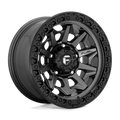FUEL OFF-ROAD D716 20.0x9.0 5x139.7 MATTE GUN METAL BLACK BEAD RING