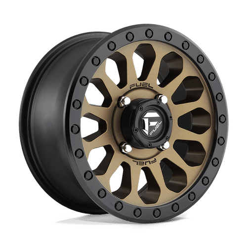 FUEL OFF-ROAD D600 15.0x7.0 4x137 MATTE BRONZE BLACK BEAD RING