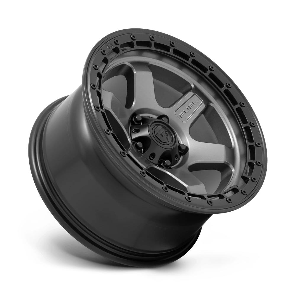FUEL OFF-ROAD D752 BLOCK 18.0x9.0 6x139.7 MATTE GUNMETAL WITH BLACK RING