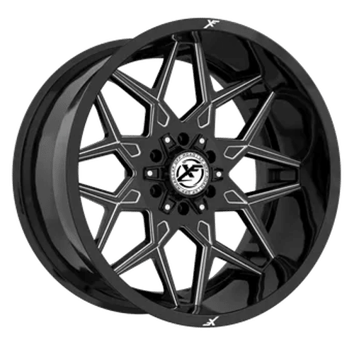 XF OFFROAD XF-238 20.0x10.0 6x135/6x139.7 Gloss Black Milled
