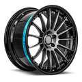 SENTALI BARREL SB2 22.0x9.5 5x112 Gloss Black Lip / Matte Gunmetal Centre