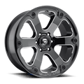 FUEL D562 BEAST 20x12 6x135 -44 GLOSS BLACK MILLED