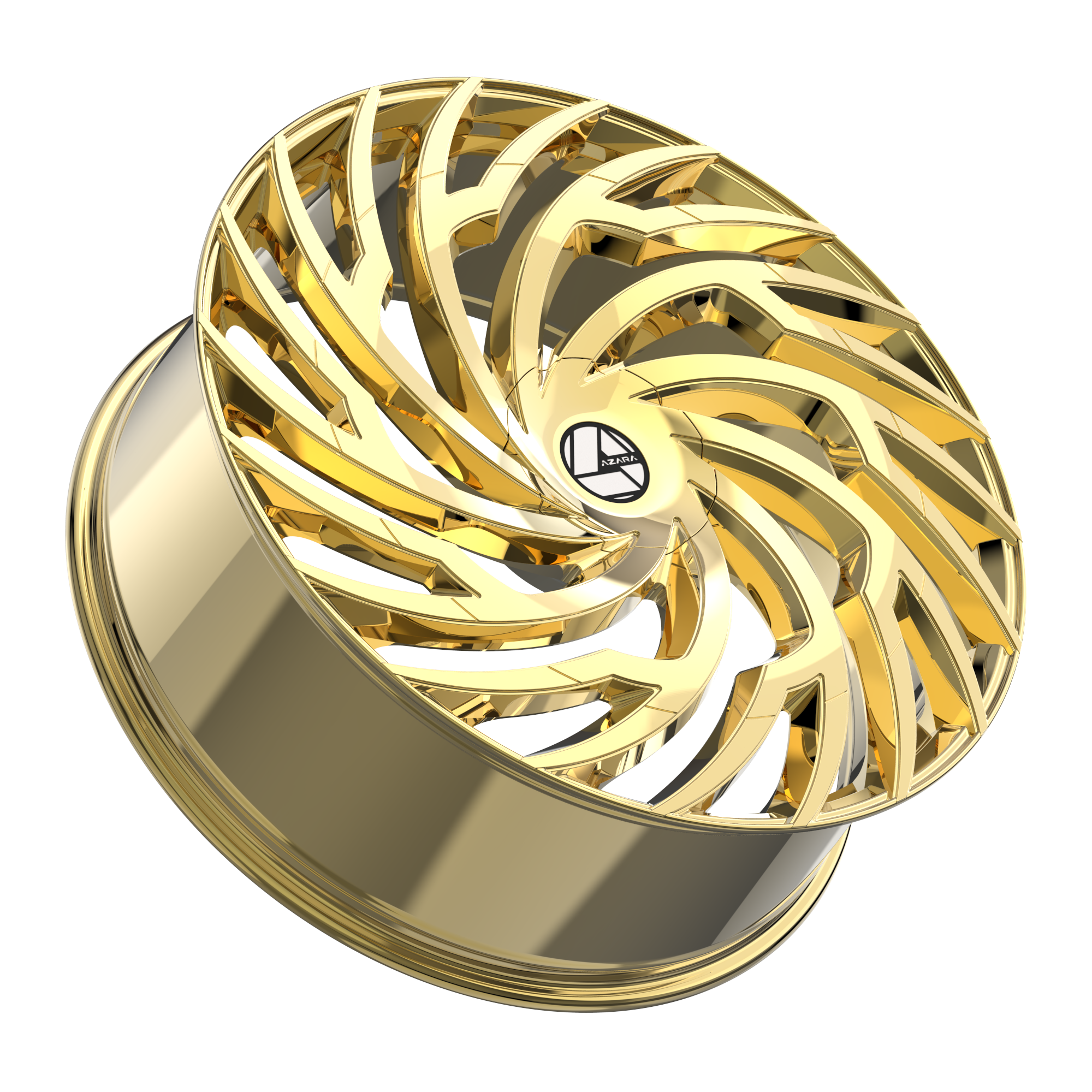 AZARA AZA-536 18.0x8.0 5x112/5x114.3 Nano Gold