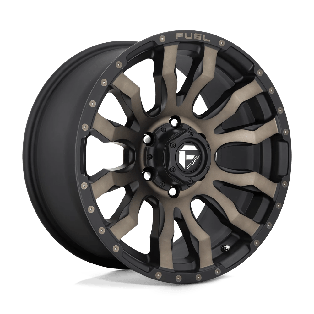 FUEL OFF-ROAD D674 BLITZ 22.0x12.0 5x150 MATTE BLACK DOUBLE DARK TINT