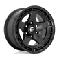 FUEL D733 WARP 17x9 5x127 -12 SATIN BLACK