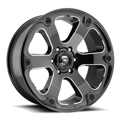 FUEL D562 BEAST 20x9 6x139.7 20 GLOSS BLACK MILLED