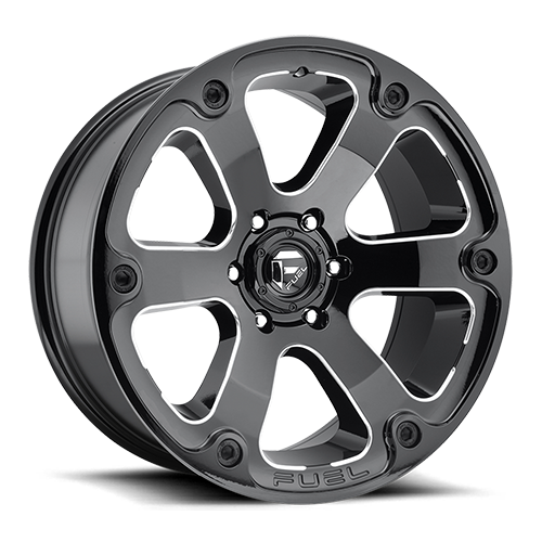 FUEL OFF-ROAD D562 BEAST 20.0x9.0 6x139.7 GLOSS BLACK MILLED