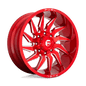 FUEL D745 SABER 22x10 8x180 -18 CANDY RED MILLED