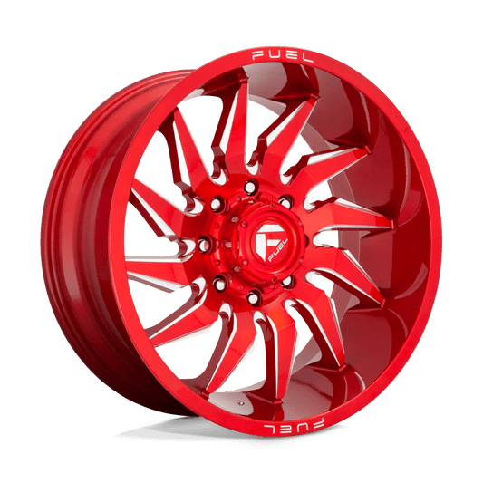 FUEL D745 SABER 22x12 8x180 -44 CANDY RED MILLED