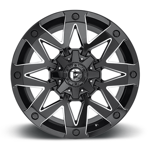 FUEL OFF-ROAD D555 AMBUSH 20.0x10.0 6x135/6x139.7 GLOSS BLACK MILLED