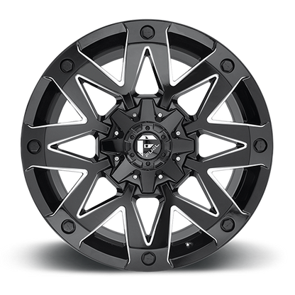 FUEL OFF-ROAD D555 AMBUSH 20.0x10.0 6x135/6x139.7 GLOSS BLACK MILLED