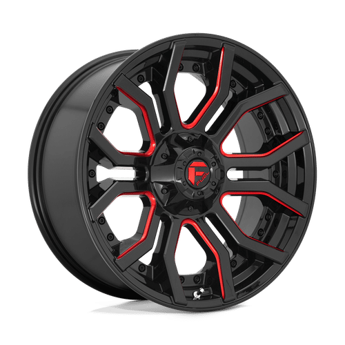 FUEL OFF-ROAD D712 22.0x10.0 8x180 GLOSS BLACK RED TINTED CLEAR