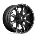 FUEL D251 NUTZ 20x10 5x127/5x139.7 -19 MATTE BLACK MILLED