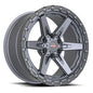 VORTEK VRT-602 20.0x9.0 6x135/6x139.7 Matte Titanium Black Bead Ring