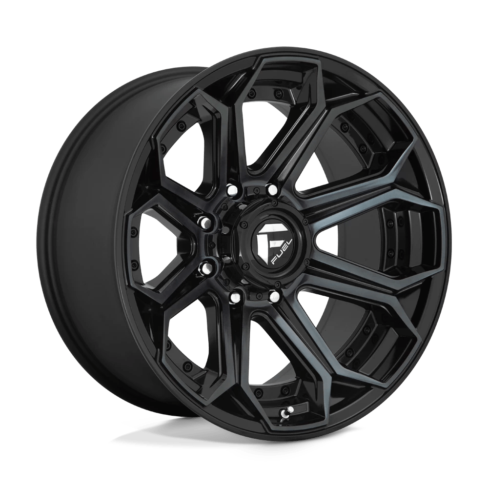 FUEL OFF-ROAD D704 SIEGE 22.0x12.0 8x180 GLOSS MACHINED DOUBLE DARK TINT