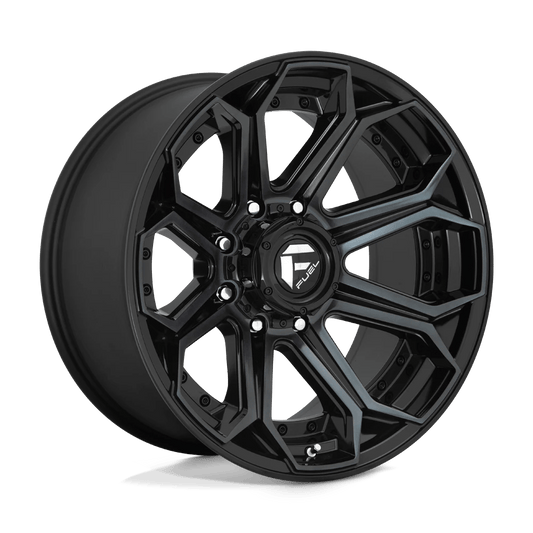 FUEL D704 SIEGE 22x12 8x180 -44 GLOSS MACHINED DOUBLE DARK TINT