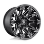 FUEL D578 BATTLE AXE 20x12 6x135/6x139.7 -44 GLOSS BLACK MILLED