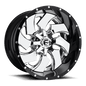 Fuel D240 20x9 8x180 20 CHROME PLATED GLOSS BLACK LIP