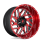 FUEL D691 TRITON 24x12 6x135/6x139.7 -44 CANDY RED MILLED