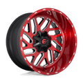 FUEL D691 TRITON 22x10 8x180 -18 CANDY RED MILLED