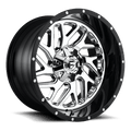Fuel D211 TRITON 22x10 8x180 -13 CHROME PLATED GLOSS BLACK LIP