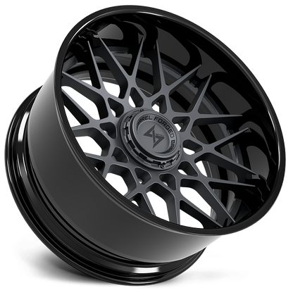 SENTALI BARREL FORGED XTREME BFX5 22.0x12.0 6x135/6x139.7 Gloss Black Lip / Gun Metal Centre