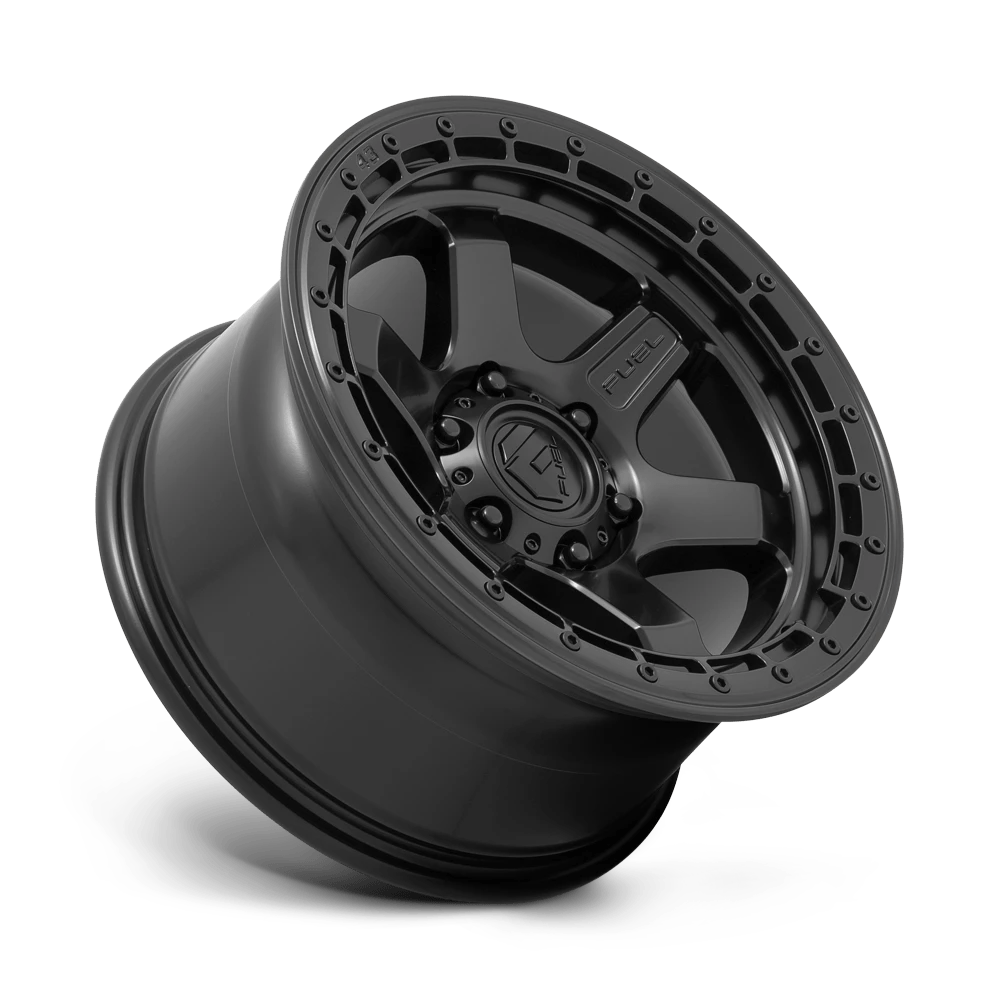 FUEL OFF-ROAD D750 BLOCK 18.0x9.0 6x135 MATTE BLACK WITH BLACK RING
