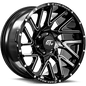 AGGRESSION 18x9 8x170 12 Gloss Black Milled