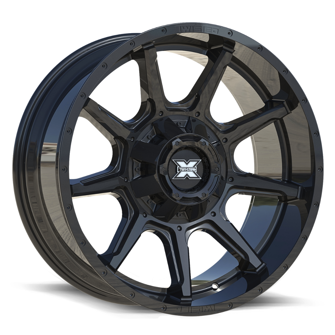 TWISTED OFF-ROAD TW2 20.0x10.0 8x165.1/8x170 Gloss Black