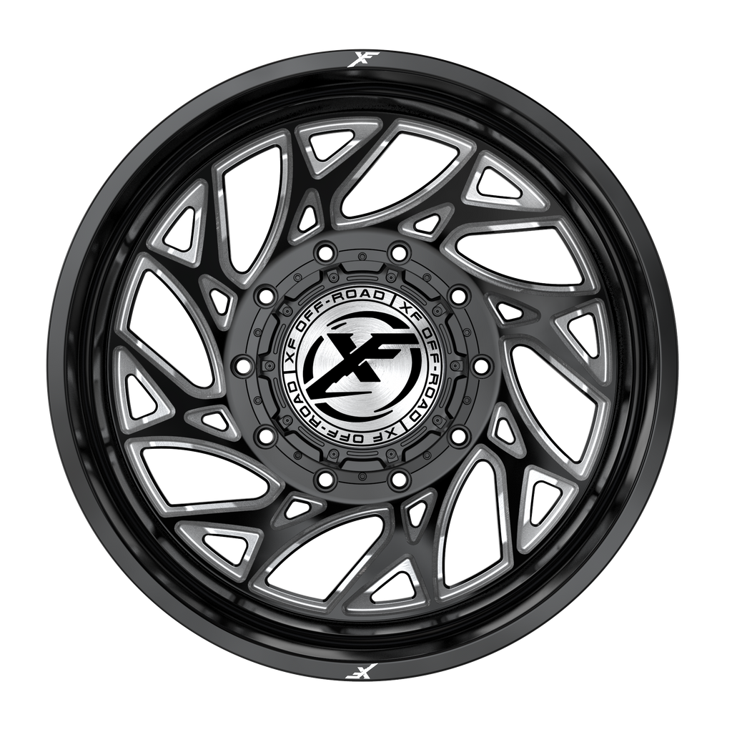XF-229 20x10 6x135/6x139.7 -24 Gloss Black Milled