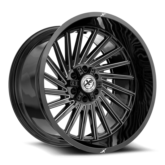 XF OFFROAD XF-239 20.0x9.0 6x135/6x139.7 Gloss Black Milled