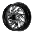 XF OFFROAD XF-229GBML-R 26.0x8.25 8x165.1 Gloss Black Milled
