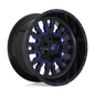 Fuel D645 18x9 5x114.3/5x127 1 GLOSS BLACK BLUE TINTED CLEAR