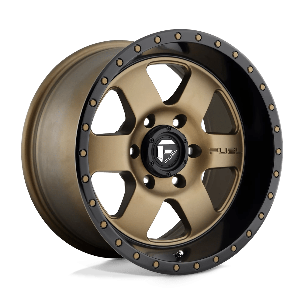 FUEL OFF-ROAD D617 PODIUM 20.0x9.0 6x139.7 MATTE BRONZE BLACK BEAD RING