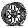 VORTEK VRP-504 20x9 6x135/6x139.7 0 Black Diamond Cut W/ Dark Tint