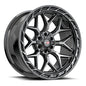 VORTEK VRP-504 20x9 6x135/6x139.7 18 Black Diamond Cut W/ Dark Tint