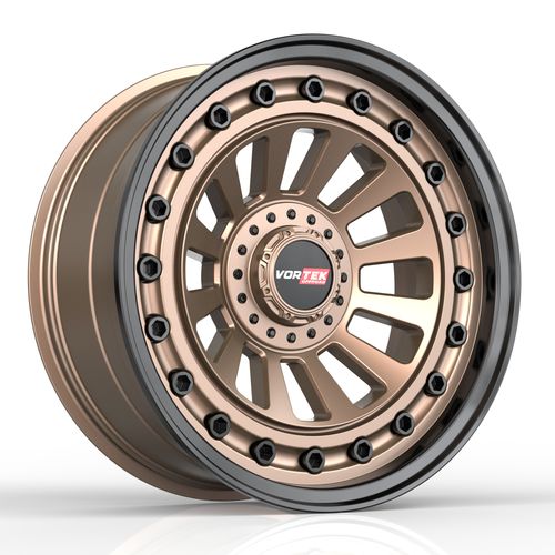 VORTEK VRD-702 20.0x9.5 6x135/6x139.7 Matte Bronze Black Bolts / Lip