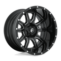 FUEL D627 VANDAL 20x12 5x127/5x114.3 -43 GLOSS BLACK MILLED