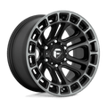 FUEL OFF-ROAD D720 HEATER 17.0x9.0 6x135 MATTE BLACK DOUBLE DARK TINT MACHINED