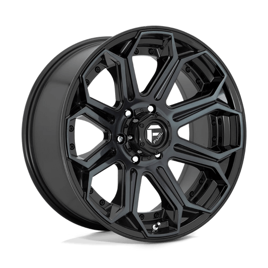 FUEL D704 SIEGE 20x9 5x139.7 20 GLOSS MACHINED DOUBLE DARK TINT