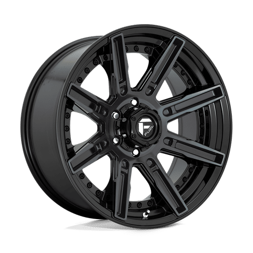 FUEL OFF-ROAD D708 20.0x9.0 6x135 GLOSS MACHINED DOUBLE DARK TINT