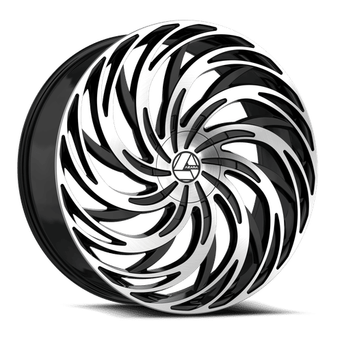 AZARA AZA-531 24.0x9.0 6x135/6x139.7 Gloss Black Machined