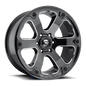 FUEL D562 BEAST 18x9 5x127 -12 GLOSS BLACK MILLED