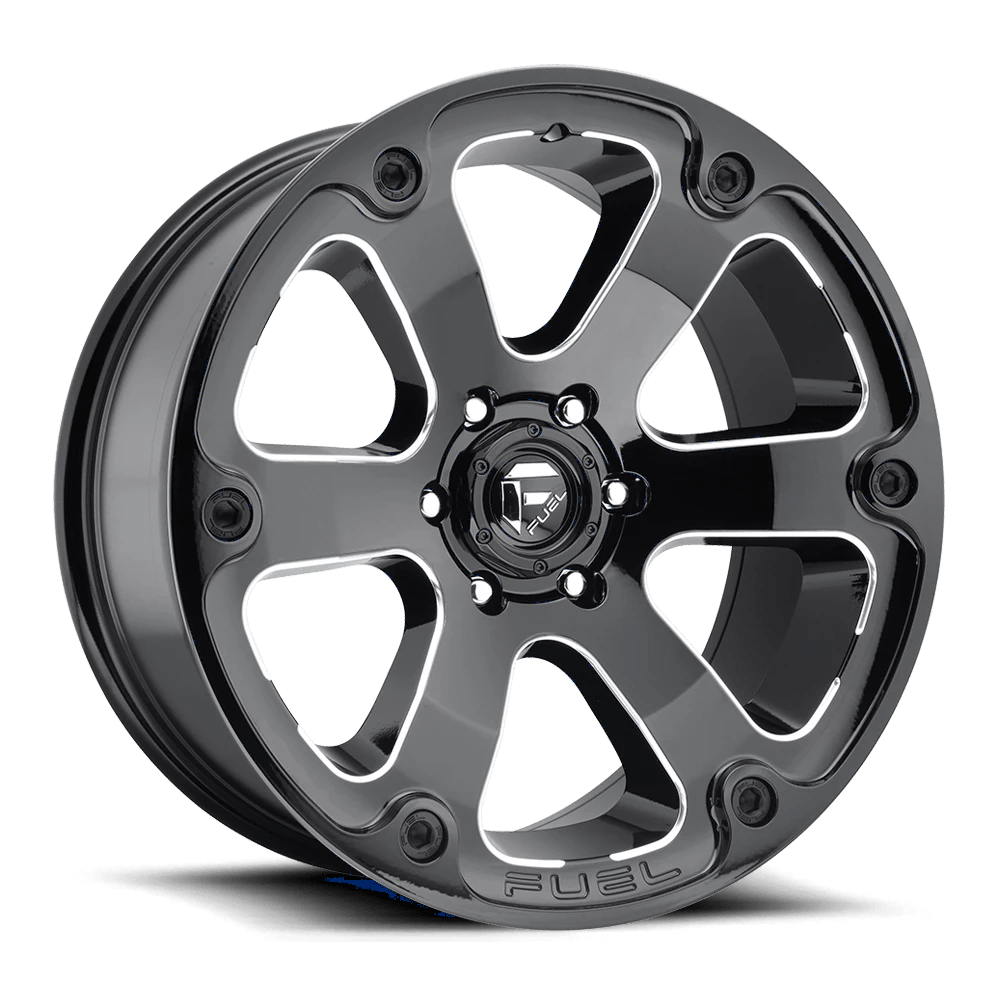 FUEL OFF-ROAD D562 BEAST 18.0x9.0 5x127 GLOSS BLACK MILLED