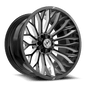 XF OFFROAD XF-237 24.0x14.0 5x127/5x139.7 Gloss Black Milled
