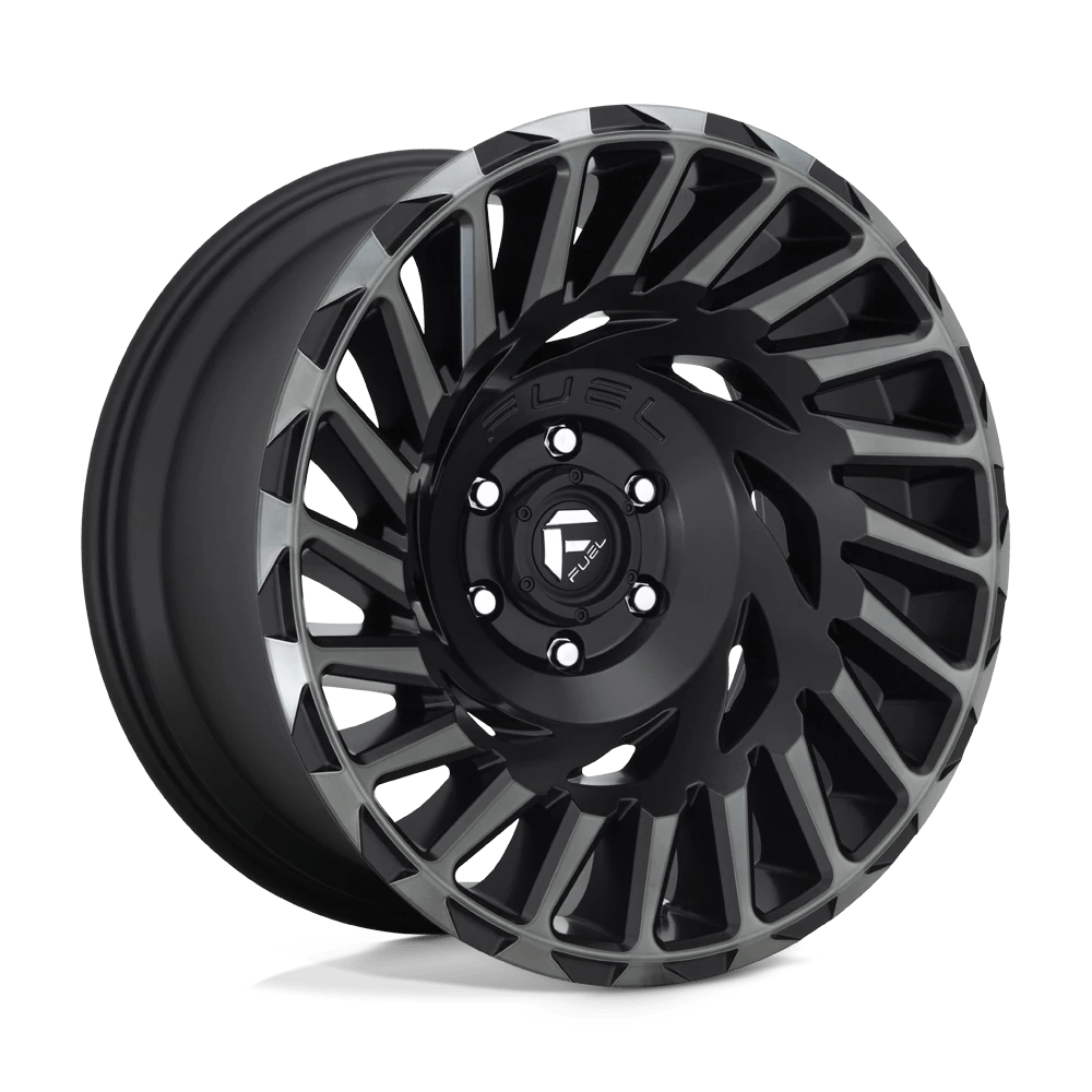FUEL D683 CYCLONE 20x10 6x139.7 -18 MATTE MACHINED DOUBLE DARK TINT