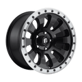 FUEL D629 TACTIC 17x9 5x127 -12 MATTE BLACK MACHINED RING